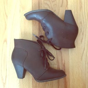 Brown Rustic Booties